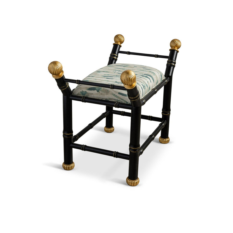 Boca Wilcrest Moss Bench, Black