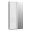 Modern wardrobe with 2 sliding doors, mirror, clothing rail and shelves, engineered wood-1071597587-1071597581