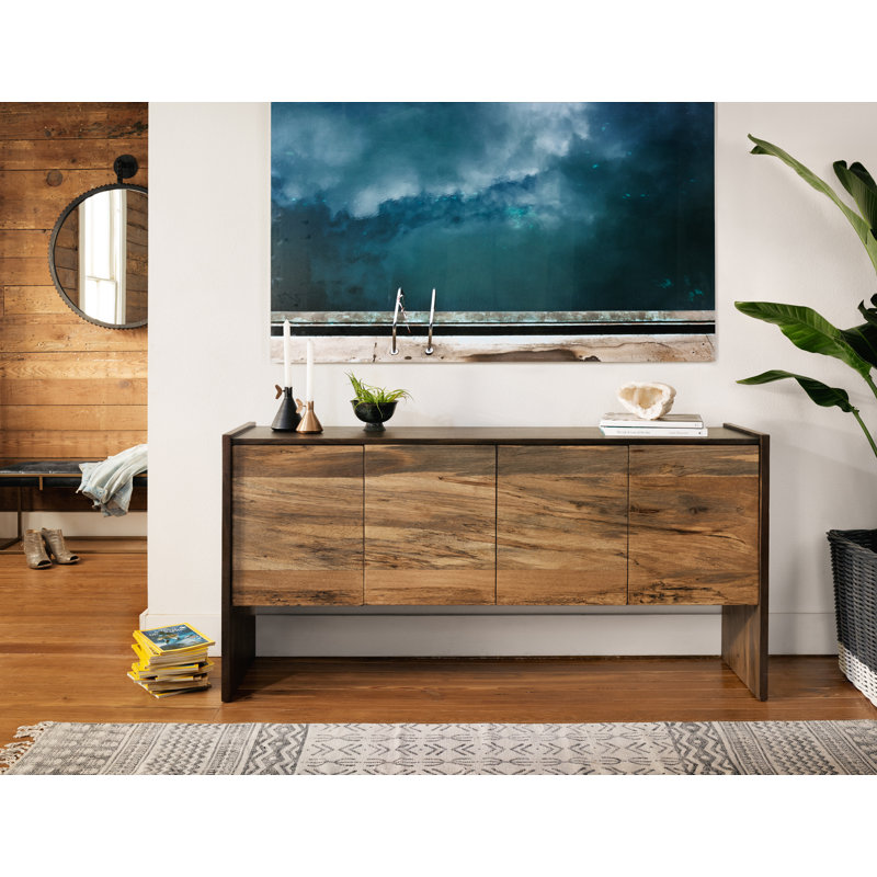 Cru Flat Metal Mirror, Bronze