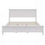 Lit plateforme, bois massif blanc-1019921290