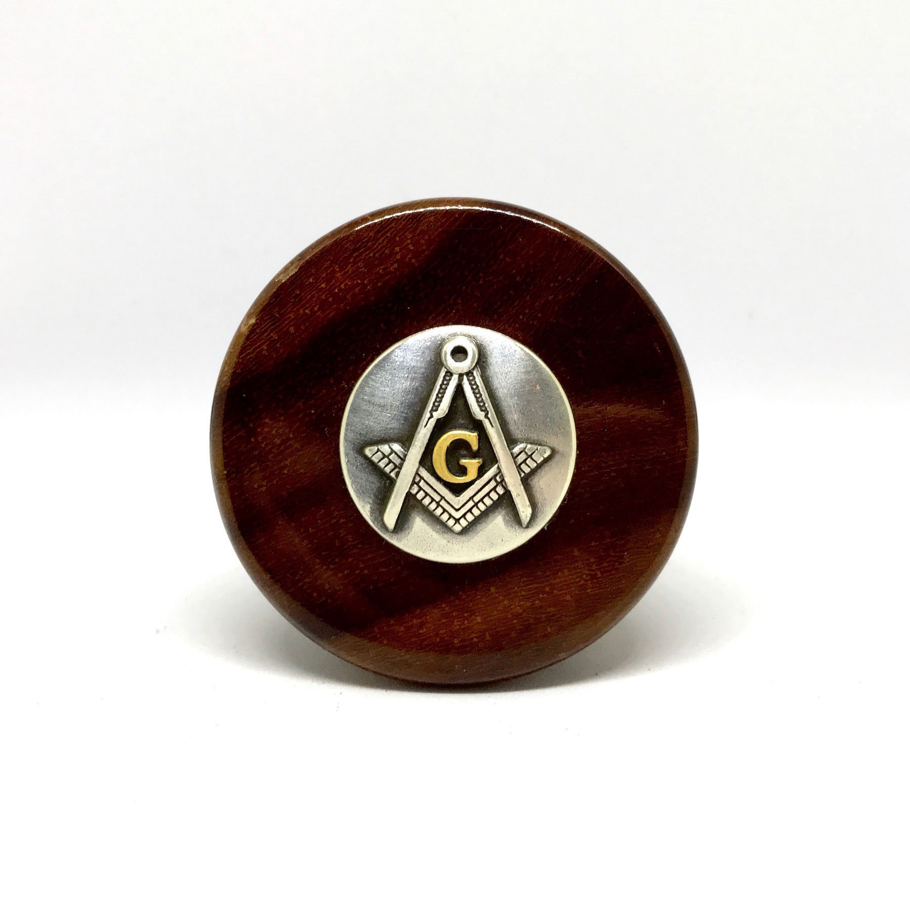 Cigar Cutters by Jim Metallic Mason Wine Stopper, Rosewood Wine Bottle