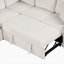 Canapé-lit modulaire convertible en L 109,1 po