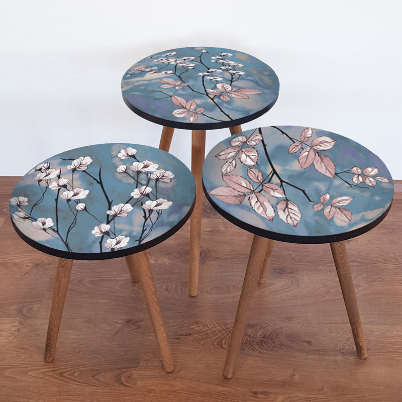 Tables gigognes 3 pieds Arceneaux