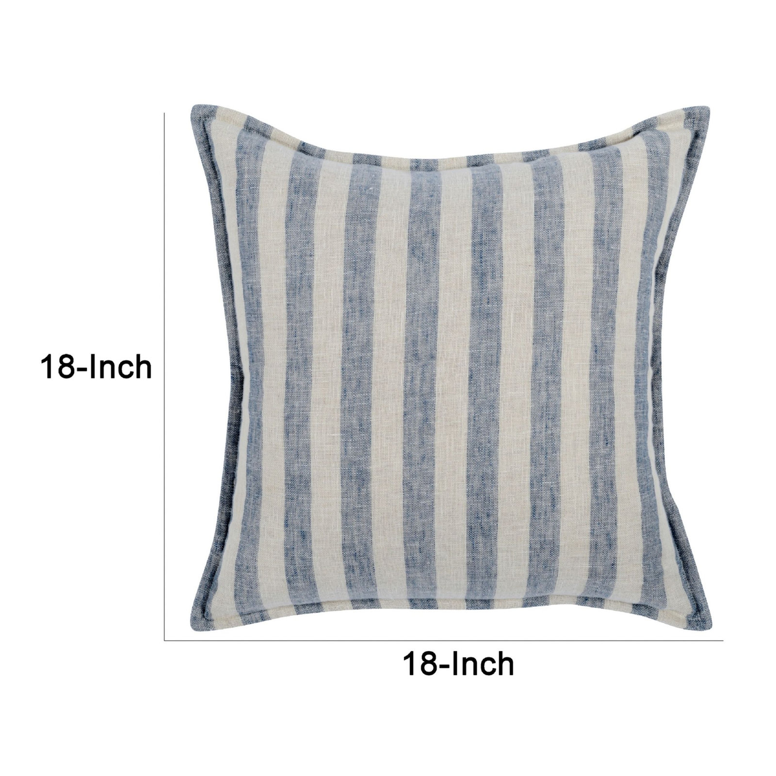 Asherton 18" x 18" Linen Throw Pillow