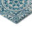 Premium Machine Washable Prisco Teal Rug-1920499433