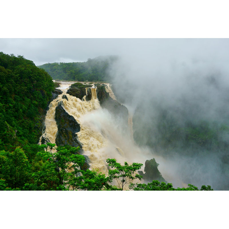 Barron Falls by AustralianCamera - Wrapped Canvas Print, 20cm H x 30cm W x 3.8cm D