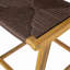 Tabouret de bar d'extérieur en bois d'acacia - Teck