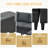 Upholstered Modular Sectional With 2 Ottomans-1027499306