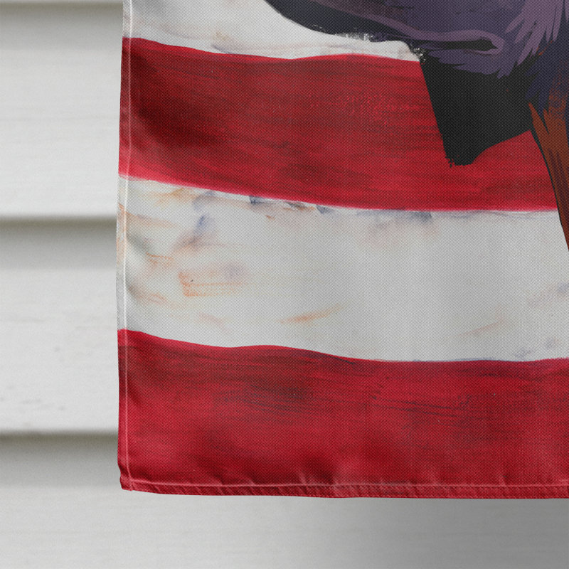 Polyester à 2 côtés 28 x 40 po drapeau maison, Chien de Bavière