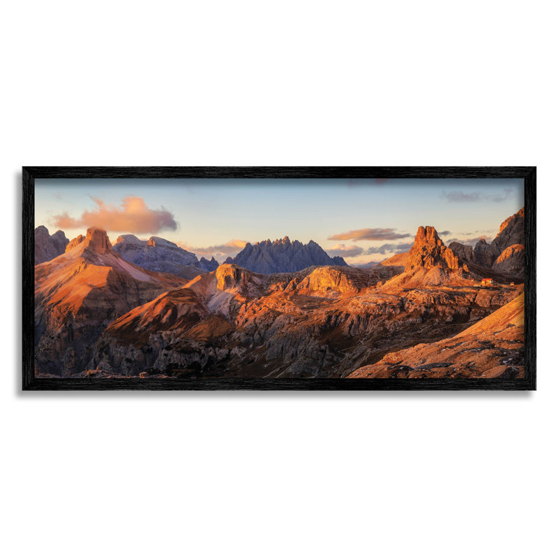 Art panoramique giclée par Martin Podt, Cadre noir, H 13 po x l 30 po x P 1,5 po