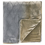 Arches Nickel Throw with Velvet Back and Cording