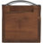 Wood 3 Section Decor Tray with Black Metal Handles-106034251