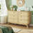 6 Drawer Rattan Dresser For Bedroom