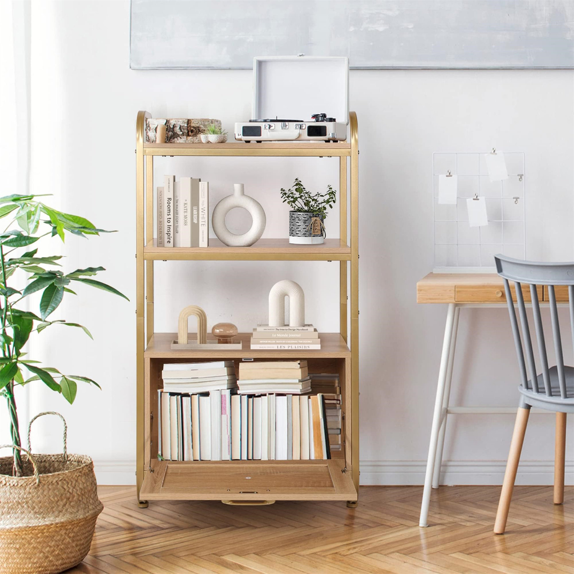 Bay Isle Home Alberthe 23.62'' Stainless Steel Standard Baker's Rack