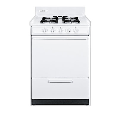 Summit Appliance 24" 2.92 Cubic Feet Gas Free Standing Range