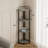 4-Tier 43.5" Corner Bookshelf, Open Shelves for Display and Storage-393970481