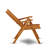 9 Piece Patio Bistro Dining Furniture Set Includes an Oval Outdoor Acacia Wood Table and 8 Folding Adjustable Arm Chairs, 36x78 Inch, Natural Oil-1143005892