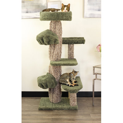 Cat Tree With Leaves – Climbing, Hiding, Sleeping Post, Easy Assembly, Pet-Safe - View #8