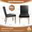 Upholstered Dining Chair with High Back, Solid Wood Legs & Comfortable Padded Seat-557893122