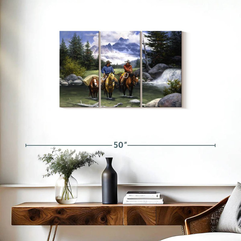 Lelar Clear Water Crossing, 20" H x 33" W