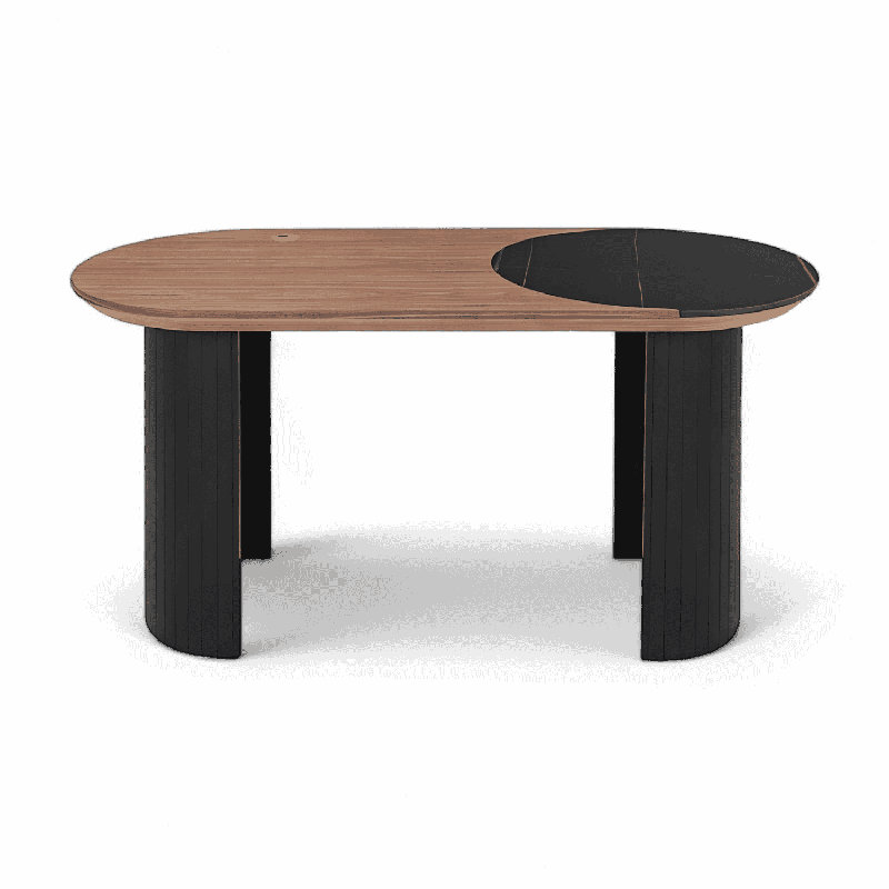 Bureau Jude noyer et noir