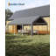 Abri d'auto robuste, toile de polyester imperméable avec portes et fenêtres enroulables, parois latérales amovibles, abri de garage pour voiture, camion, bateau de 12 pi x 20 pi-123213091