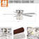 Pauley 48'' Ceiling Fan with Light Kit