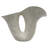 Modern Abstract Ceramic Table Vase with Textured Matte Finish – Sculptural White Flower Vase for Entryway or Living Room-2073083347-2073083344
