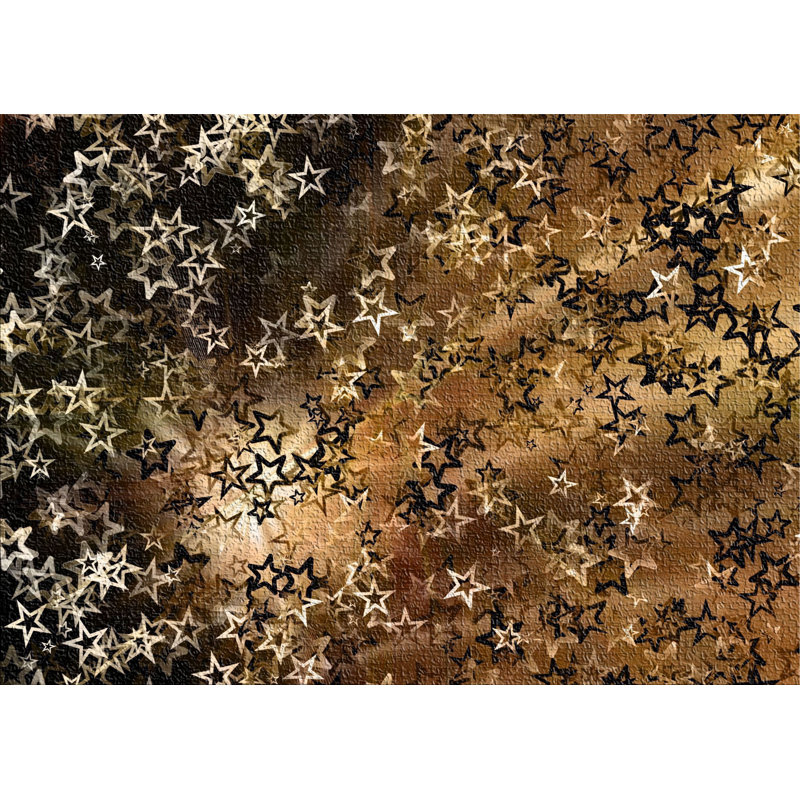 Tapis brun Star, Rectangle 5 pi x 7 pi