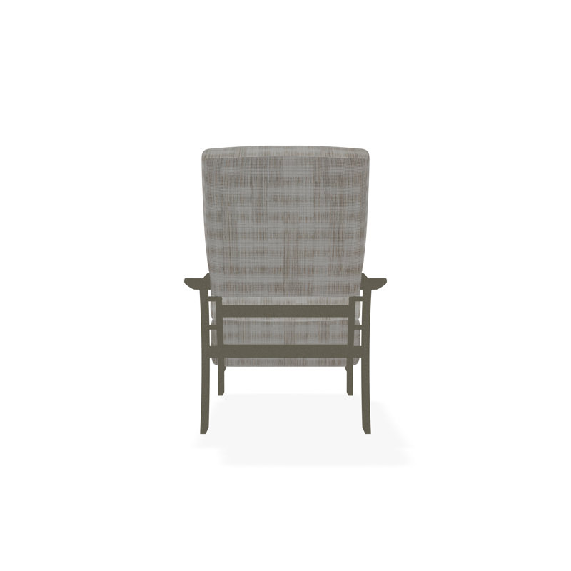 St. Catherine Marine Grade Polymer Deep Seating Cushion Arm Chair, Storm, Illusion Plaid Birch