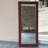 Rectangle Fabric+Solid Wood Full Length Mirrors