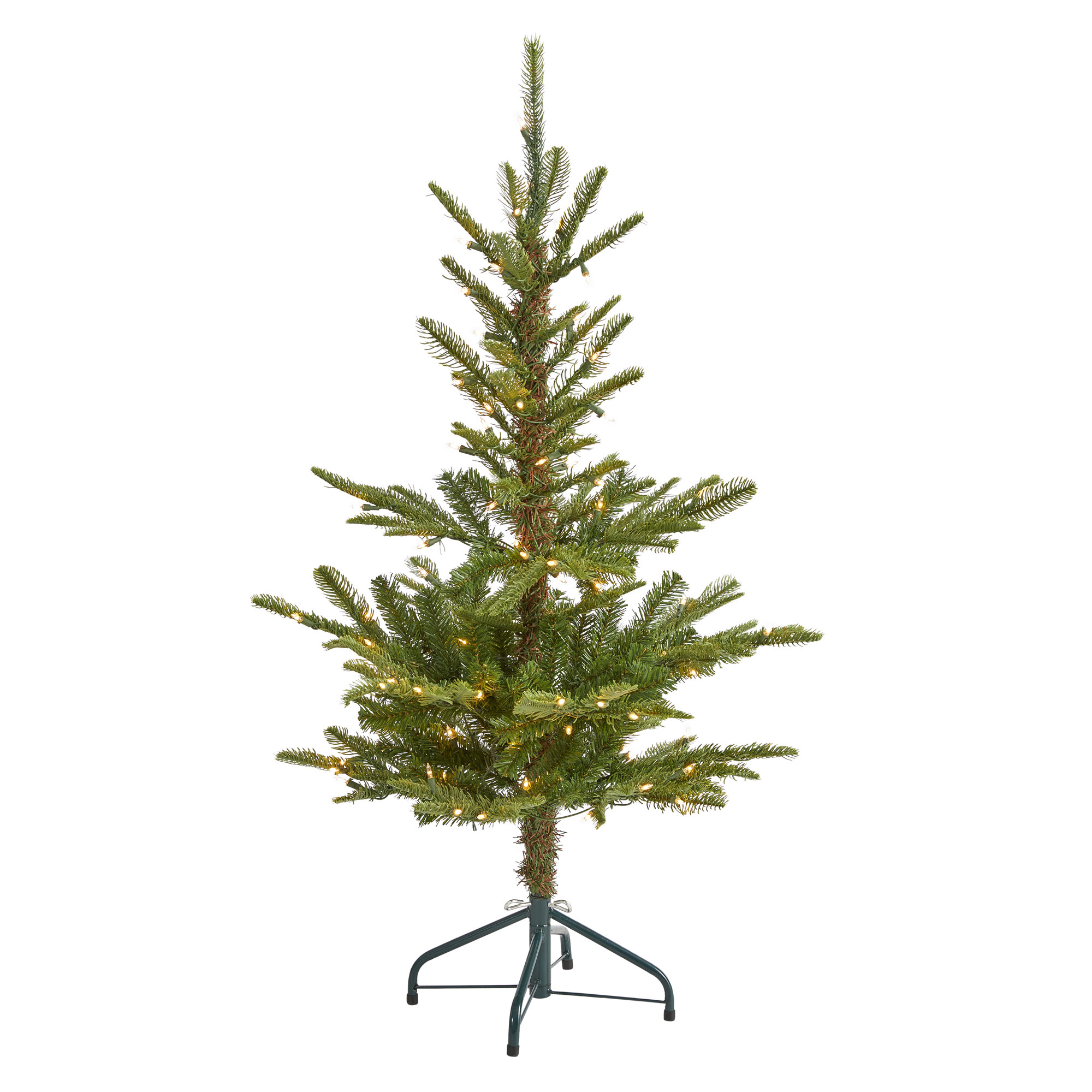 Lighted Artificial Spruce Christmas Tree, 4' H