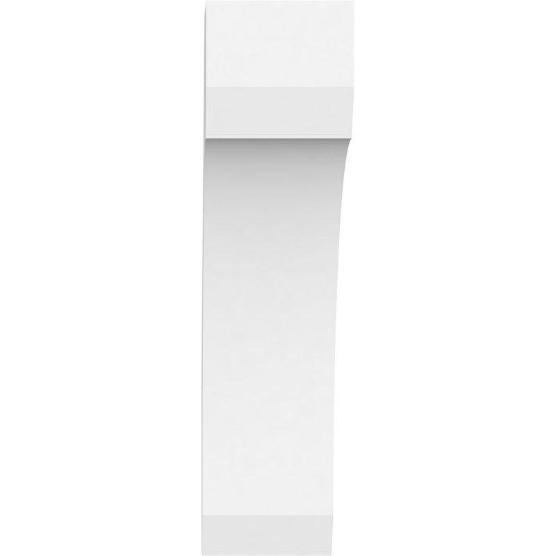 Attelle de genou standard en PVC de qualité architecturale, H 14 po x l 3 po x P 10 po