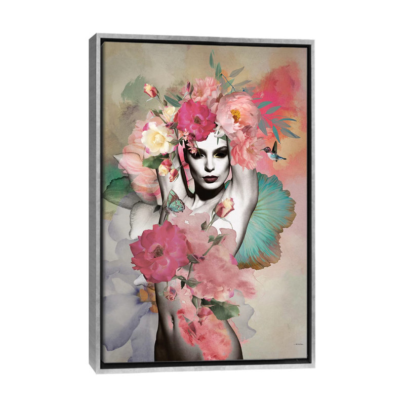 Chiara - par Ana Paula Hoppe, impression, Toile avec cadre argenté, Aucun mat, H 40 po x l 26 po x P 1,5 po
