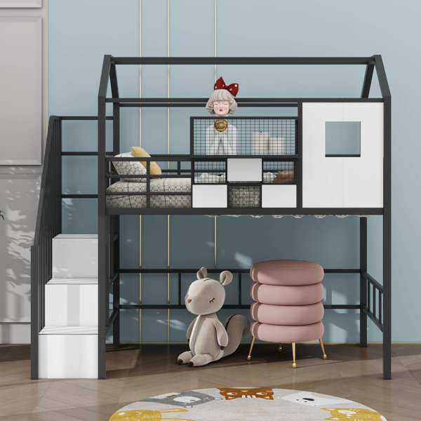 Harper Orchard Aarohan Kids Twin Loft Bed | Wayfair