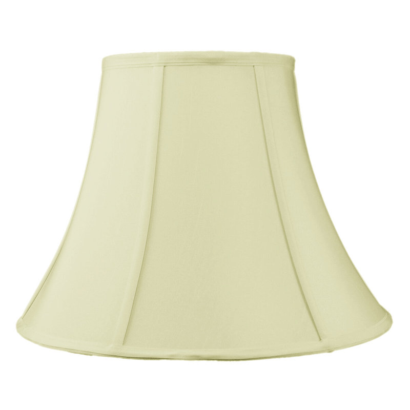 Abat-jour tambour en lin H 10 po x l 17 po (Uno), Coquille d'oeuf, H 12 po x l 16 po x P 16 po