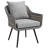 Endeavor 3 Piece Outdoor Patio Wicker Rattan Sectional Sofa Set by Modway