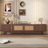 Mid Century Modern TV Stand For 80" Tvs, Entertainment Center With Sliding Doors And Drawers, TV Table With Storage For Living Room, Bedroom