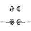 Nostalgic Warehouse Rope Rosette Entry Set with Fleur Lever-1085208820-1085208823-1105201536