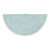 Rustica Farmhouse Handmade Braided Turquoise/White Area Rug
