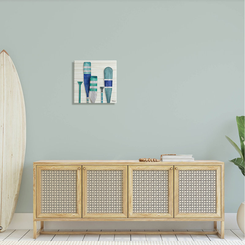 «Port Oars» par Paul Brent, H 17 po x l 17 po x P 1,5 po