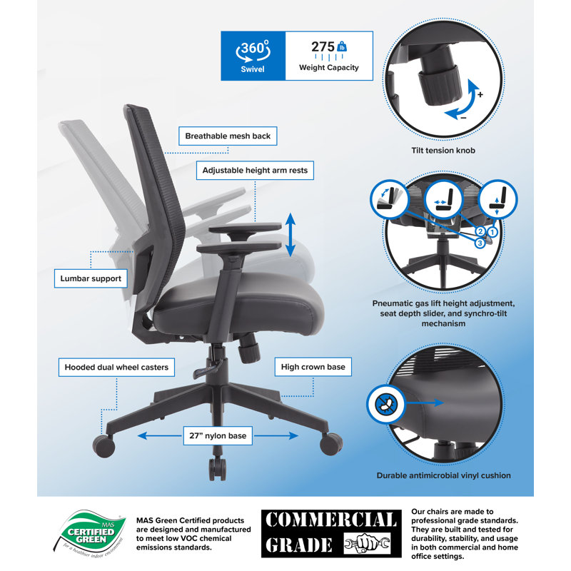 Vinyl Executive Chair