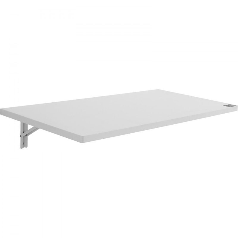 Table murale pliante et rabattable, H 7,28 po x l 39,37 po x P 19,69 po