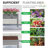 Elevated Garden Bed Planter Box 39.5''W x 25.7''H Premium Poly Elevated Planter Stand-1952882335