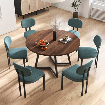 47.2 Inch Round Dining Table Set
