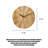 Solid Wood  Wall Clocks-109555016