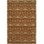 Dumraon Ikat Area Rug in Orange/Yellow