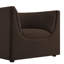 Fauteuil en velours brun foncé Dunkley-964024518
