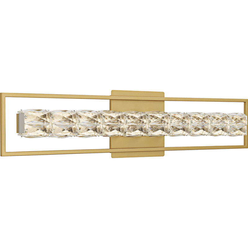 Jadai Integrated LED Bath Light With CCT Switch, Gold