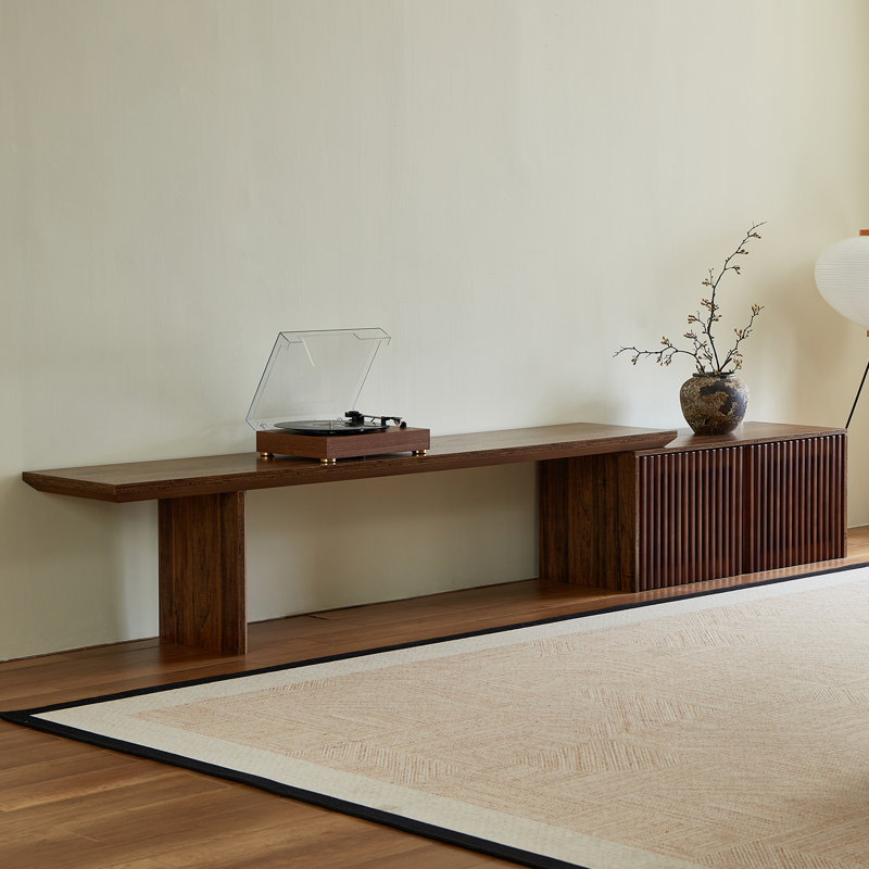 Modern Tv Stand 78.7 (expandable) With Storage Cabinet Entertainment Center Living Room Tv Stand, 18.3" H x 78.7" W x 15.7" D